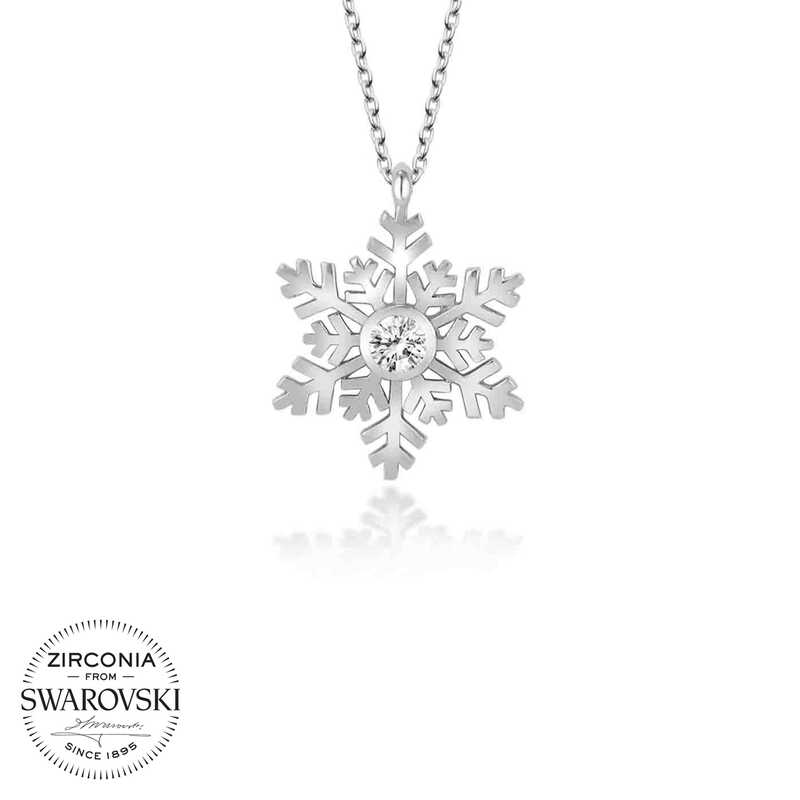 Swarovski%20Taşlı%20Gümüş%20Kartanesi%20Bayan%20Kolye