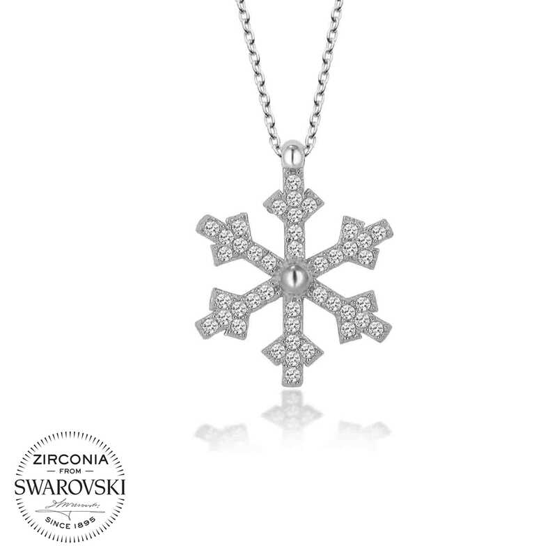 Swarovski%20Taşlı%20Gümüş%20Kartanesi%20Bayan%20Kolye