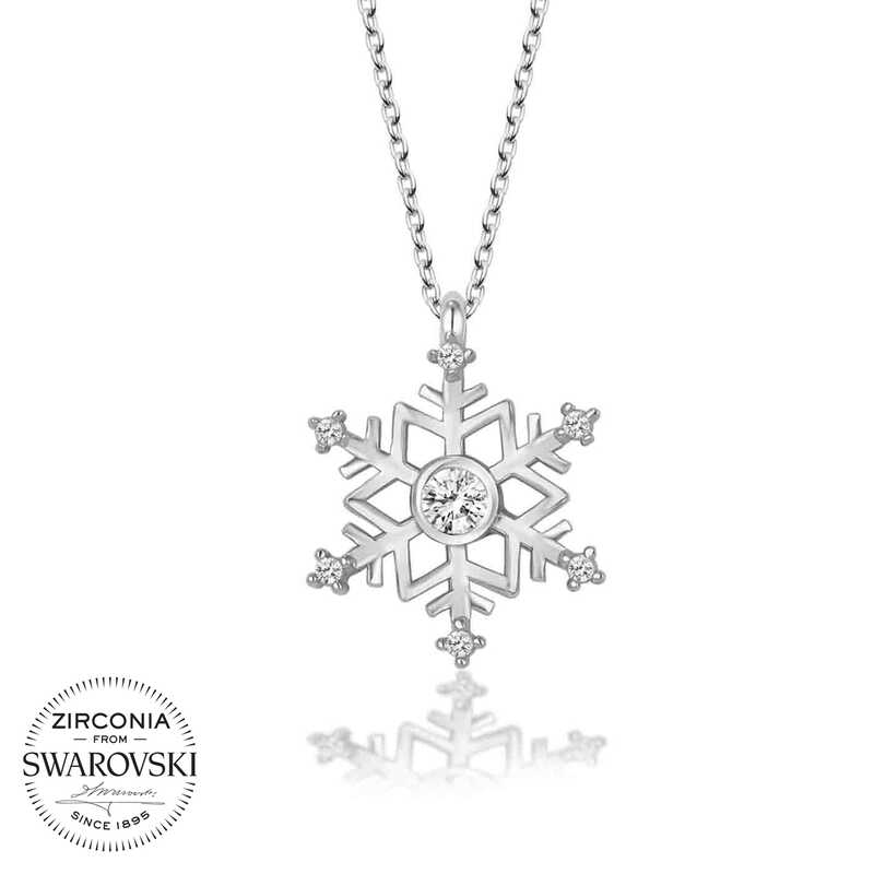 Swarovski%20Taşlı%20Gümüş%20Kartanesi%20Bayan%20Kolye